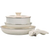 Juego De Ollas Mango Desmontable 5Piezas De Ceramica Juego De Ollas Mango Desmontable 5Piezas De Ceramica