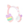 Auriculares bluetooth Pop It diseño con orejas Auriculares bluetooth Pop It diseño con orejas