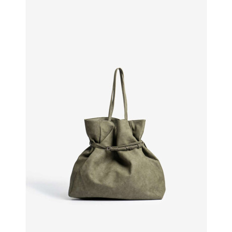 Cartera Formato Saca Chocolate Verde Oliva