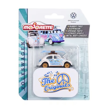 Autos de metal Deluxe con estuche: Volkswagen Beetle