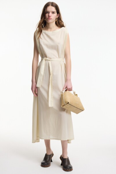 VESTIDO RELIO Crudo