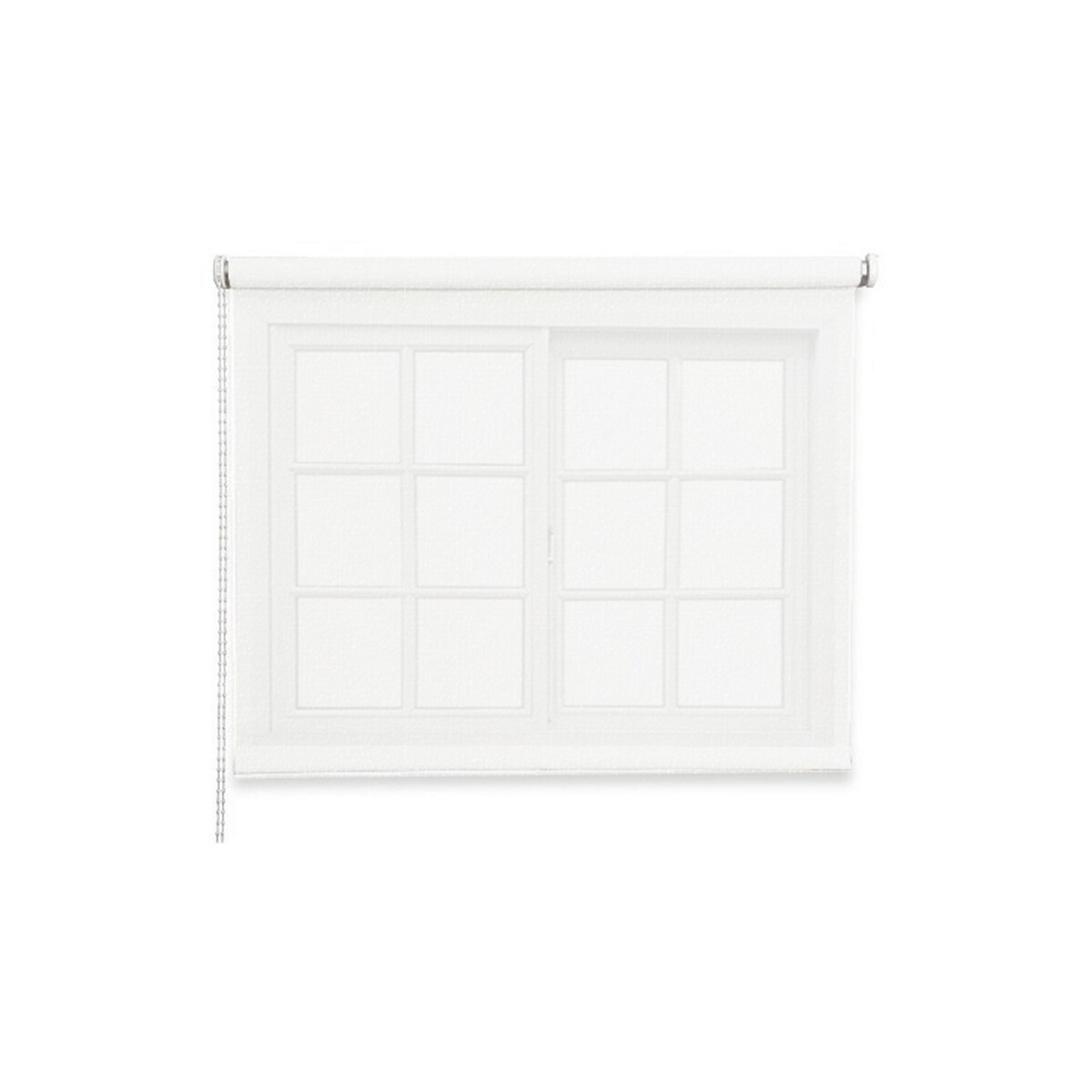 Cortina Roller Rústica Lumax Colores 1.2 X 1.6 M Calidad - Blanco 