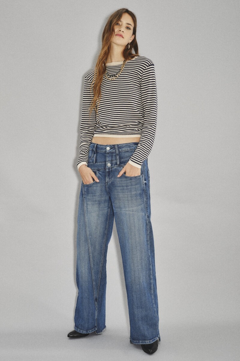 Jean Tomboy Blue Azul