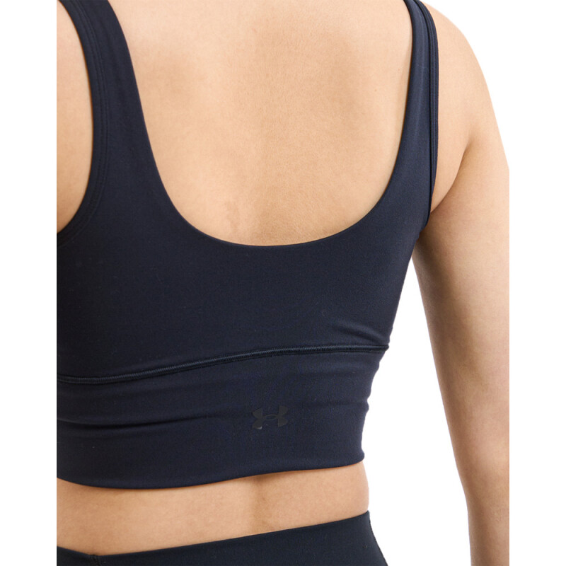 Meridian Fitted Crop Tank-ORG BLK-001