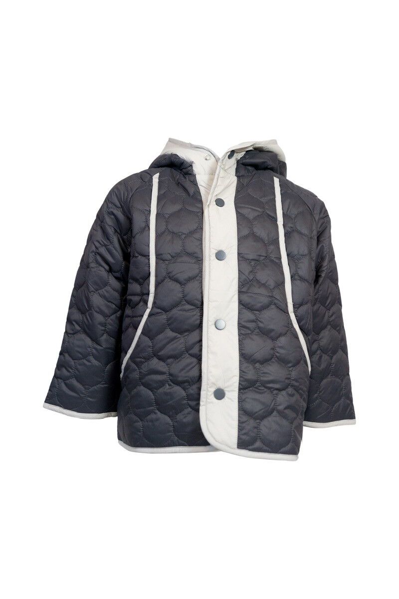 Campera Capitoneada - Negro 
