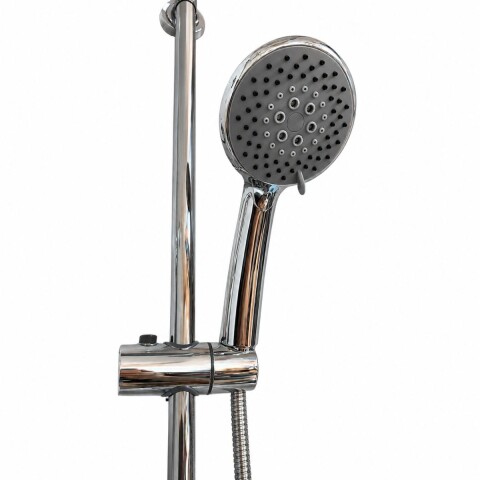 Barral de ducha Monocomando Exterior con transferencia Caddie Cromado Brillante Barral De Ducha Monocomando Exterior Con Transferencia Caddie Cromado Brillante