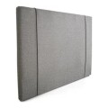 RESPALDO PARA SOMMIER EN ESPUMA - GRIS 1.38 MT RESPALDO PARA SOMMIER EN ESPUMA - GRIS 1.38 MT