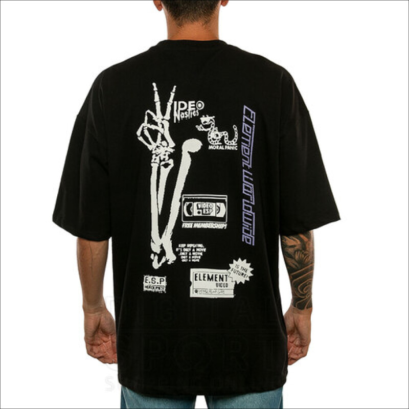 Remera Billabong Videonasties Og Tee - Negro Remera Billabong Videonasties Og Tee - Negro