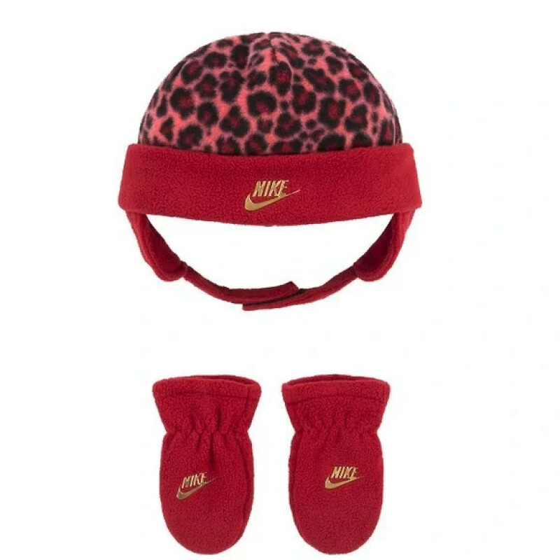 NAN LEOPARD BABY TRAPPER Rojo