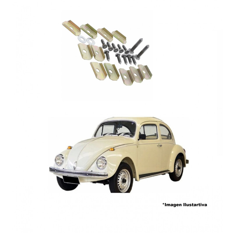 KIT DE TORNILLOS DE PISO FUSCA IAP Kit De Tornillos De Piso Fusca Iap