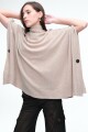 PONCHO TEJIDO Beige