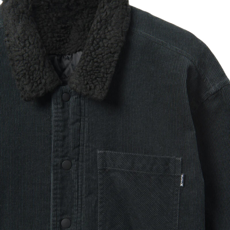 Campera Hurley Bixby Cord Sherpa - Gris Campera Hurley Bixby Cord Sherpa - Gris