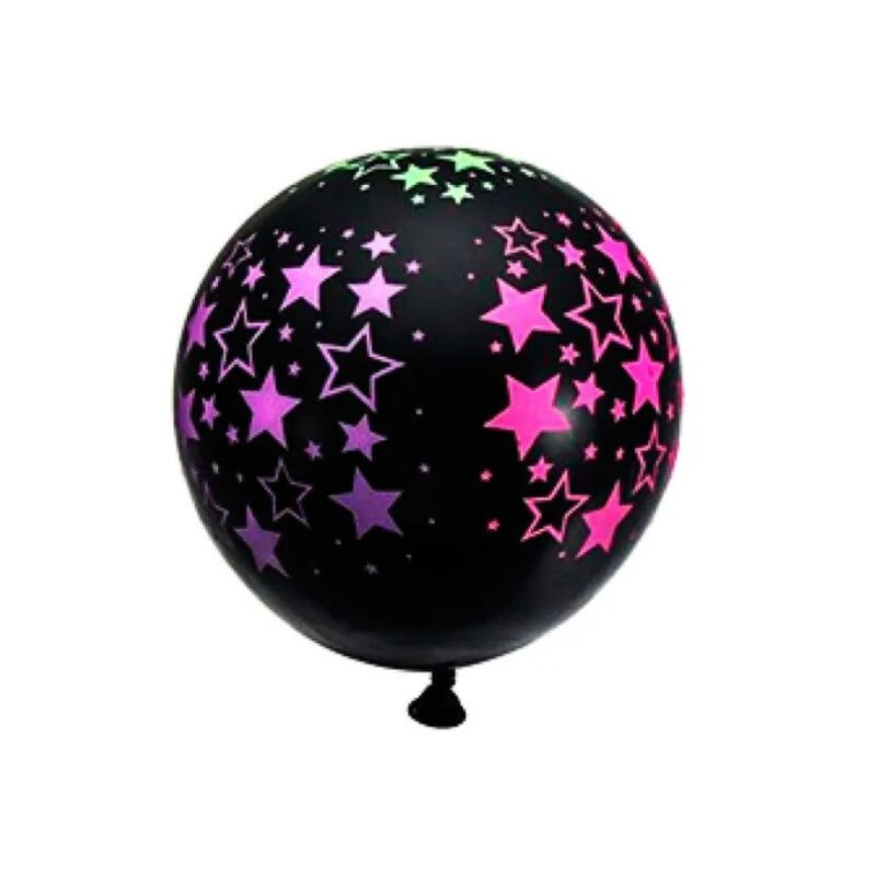 Globos X5 Tamaño R18 Fluo Estrellas