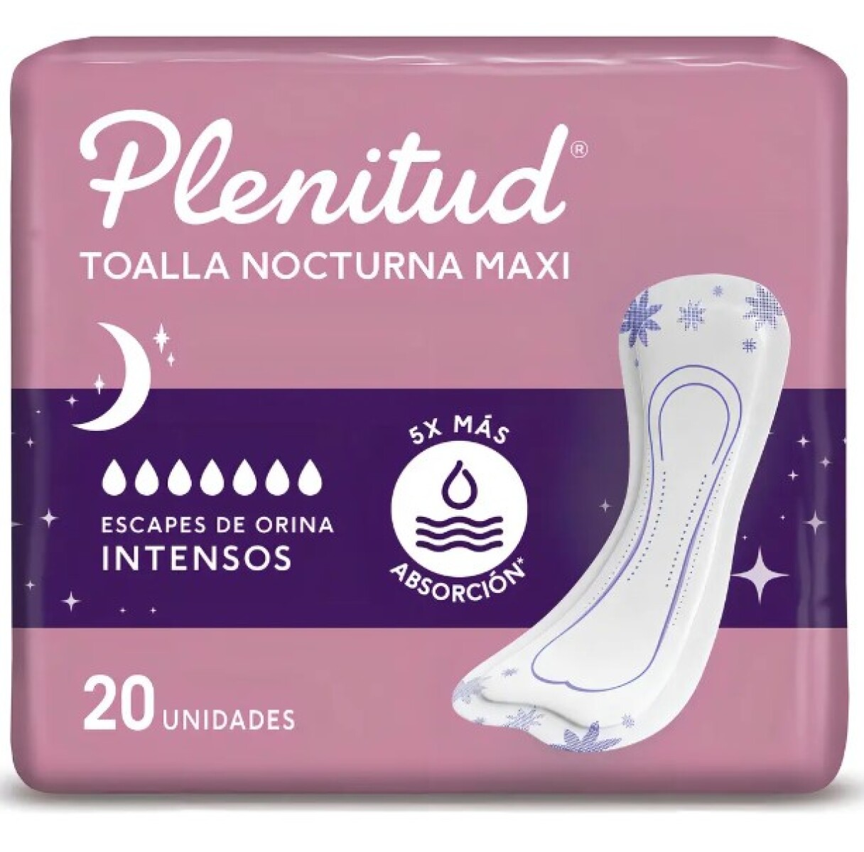 Plenitud absorvente nocturno maxi x20 