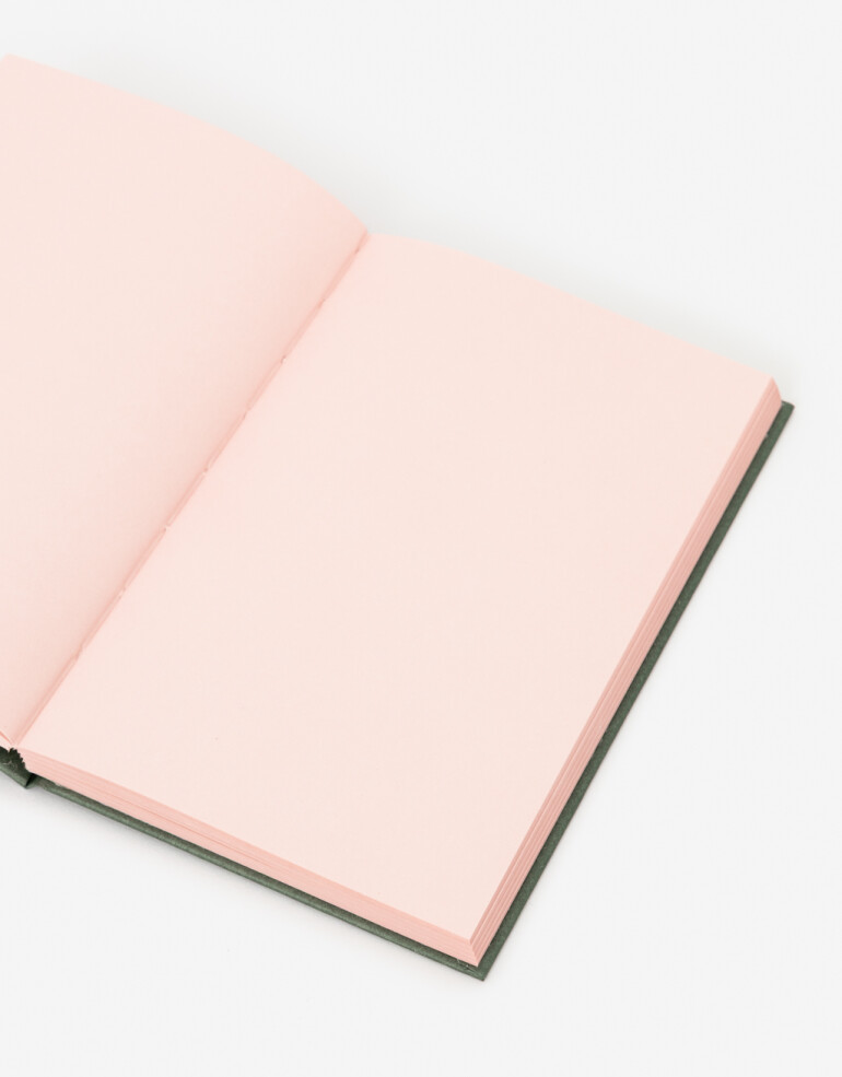 Anotadores Cuadernos y Memos Cuaderno Cuaderno Calado Diseño Gato - Verde Oscuro
