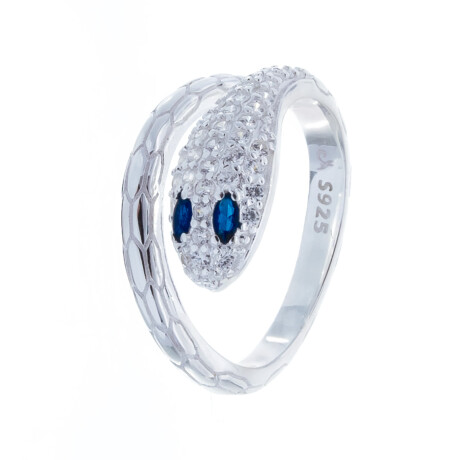 Anillo de plata 925 con circonias, VIBORA. Anillo de plata 925 con circonias, VIBORA.