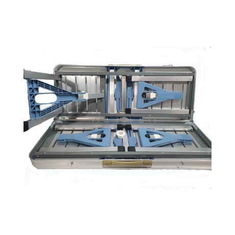 Mesa Tipo Maletín Plegable en Aluminio con 4 Bancos Arye Mesa Tipo Maletín Plegable en Aluminio con 4 Bancos Arye