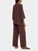 Kimono Liso 100% Lyocell marron