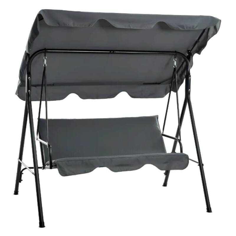 Hamaca Silla De Columpio Para Porche Para 3 Personas Azul