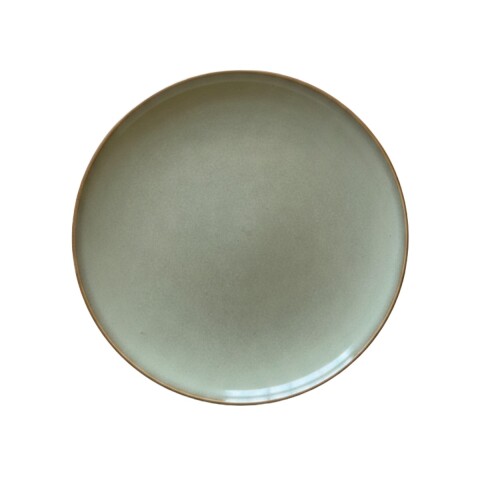 PLATO PLAYO CERAMICA VERDE 27CM Unica