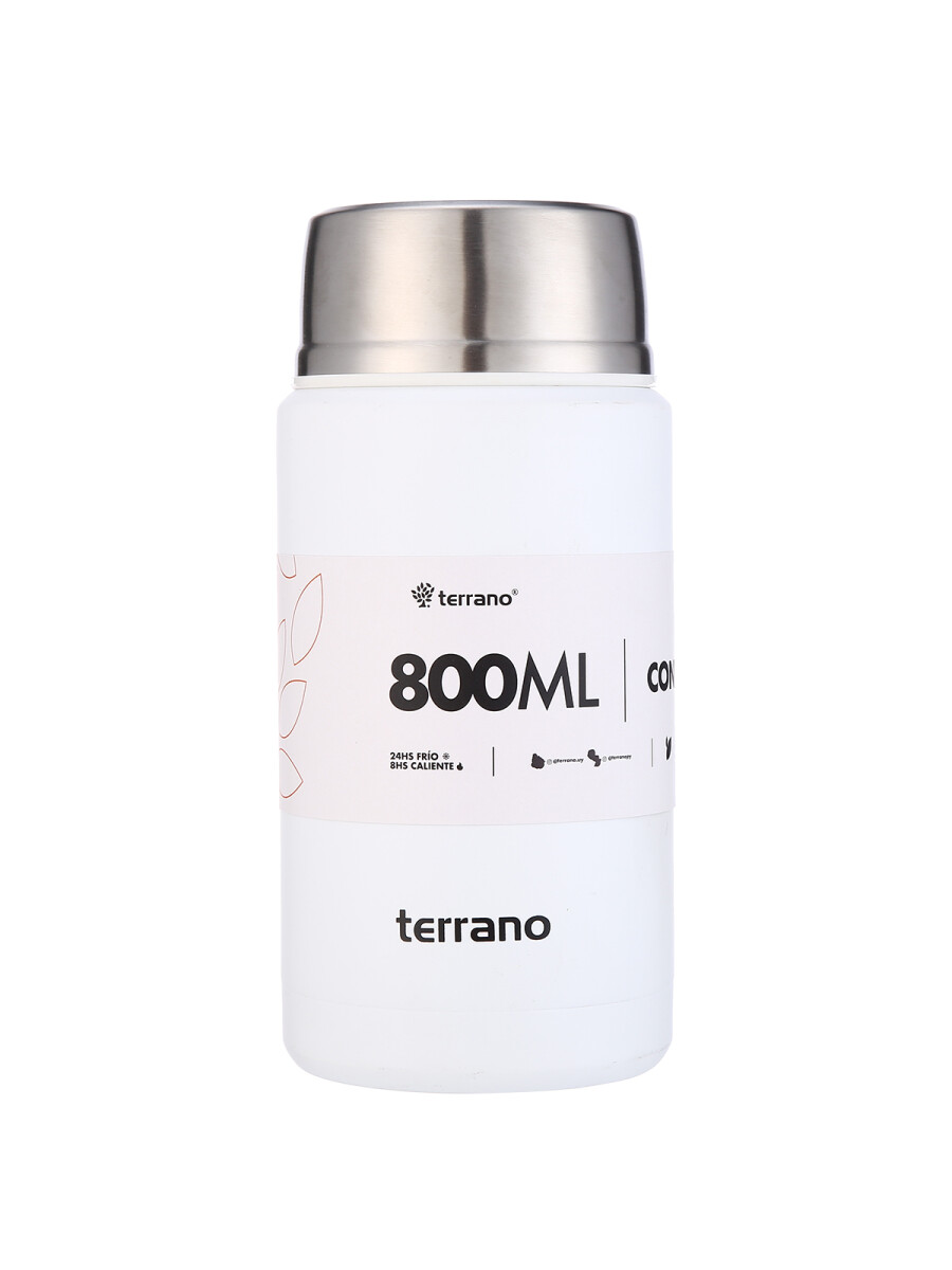 Contenedor de alimento alto - Blanco 