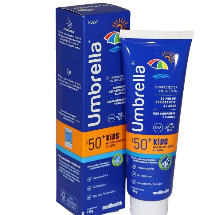UMBRELLA KIDS EMUL SPF 50+ ECO X 120 GR. única