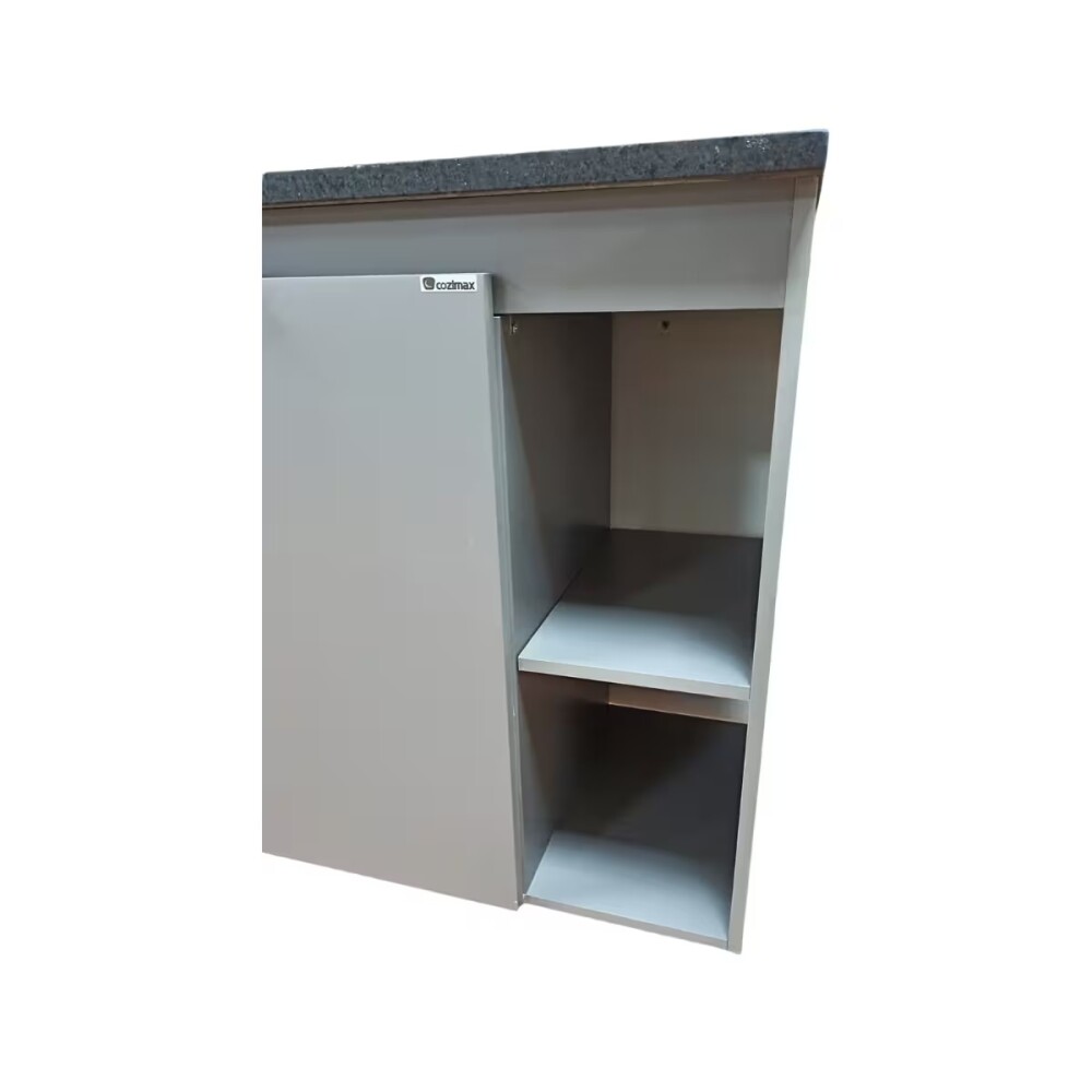 Mueble de baño suspendido Aster Gris 80 cm mesada granito sin bacha Mueble De Baño Suspendido Aster Gris 80 Cm Mesada Granito Sin Bacha