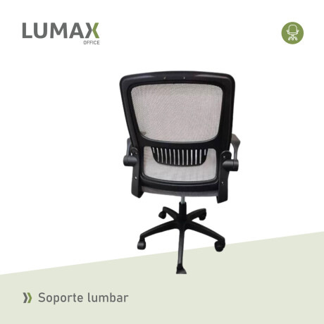 Silla Oficina Trent Ergonomica Giratoria para Escritorio Gris
