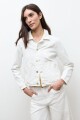Chaqueta clasica de jean crudo