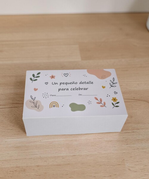 Caja de masas 1/4 kg impresa DISEÑO 1