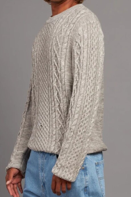 SWEATER LEIVA RUSTY Gris