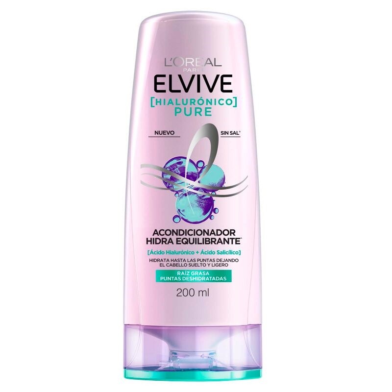 Acondicionador Elvive Hialurónico Pure 200 Ml. Acondicionador Elvive Hialurónico Pure 200 Ml.