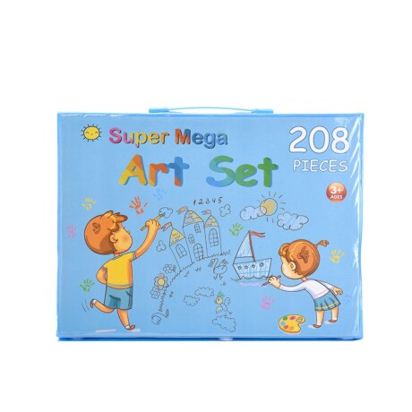 Maleta Set De Útiles Con Libreta Azul