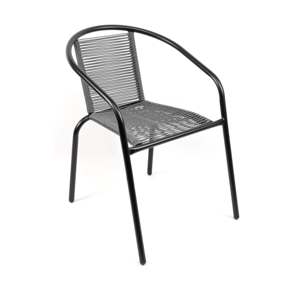 Silla de Rattan New Negro