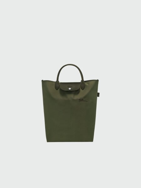 Longchamp - Cartera Tote plegable, de nylon y asa corta, Le pliage M Azul medio