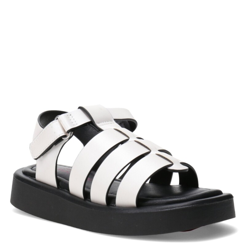 Sandalias de Niña MINI Miss Carol DUGA estilo franciscana Blanco Hueso