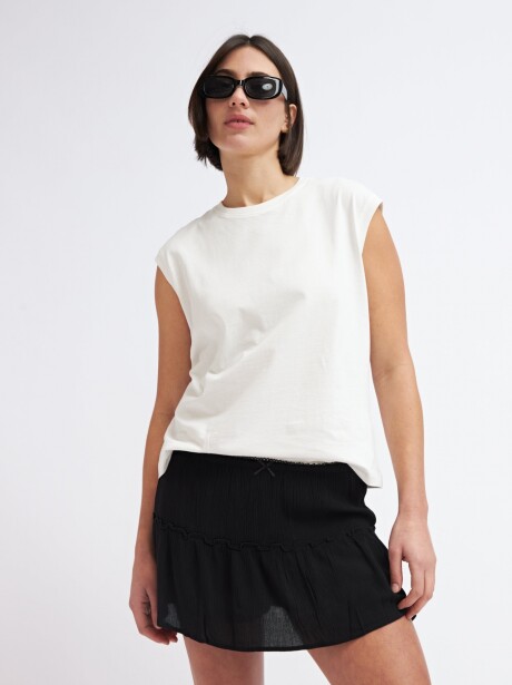 SHORT POLLERA TOLEDO NEGRO