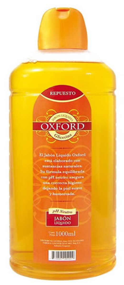 Jabón Oxford Glicerina 1 L – Jabón Líquido