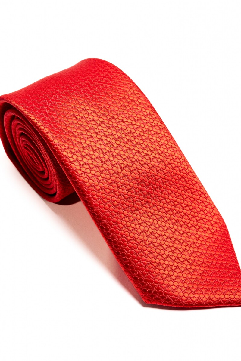Corbata 8 cm ROJO