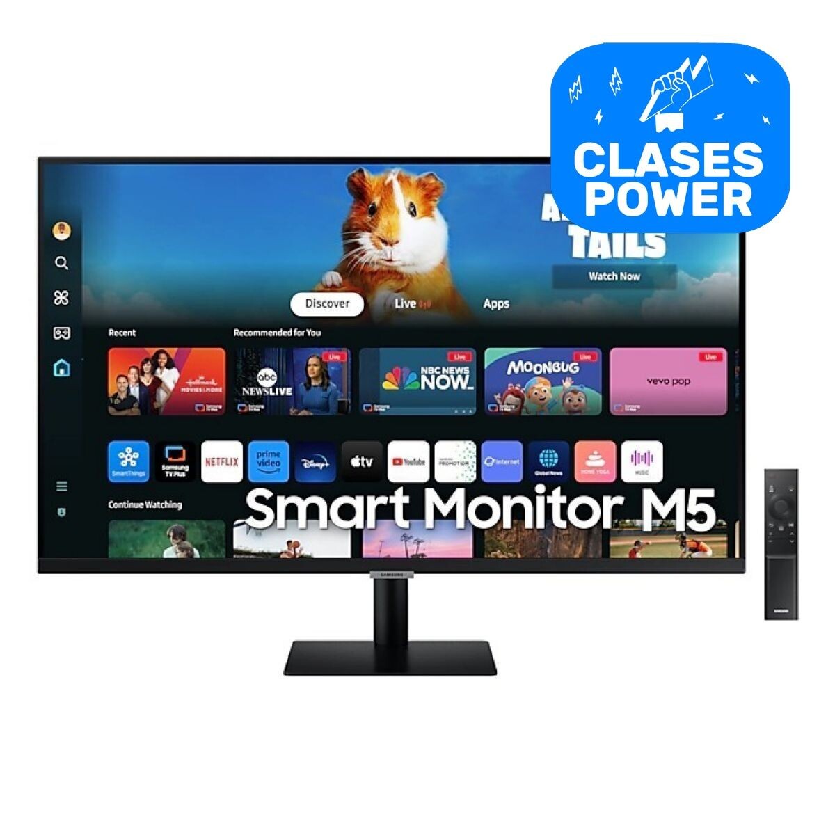 Monitor Samsung Smart M5 32" Va Fhd 60hz - MONITOR SAMSUNG SMART M5 32" FHD 60HZ 