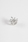 Anillo spot elastizado plateado