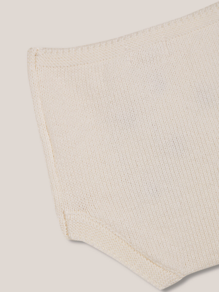 Bombacho Con Bordados Crudo