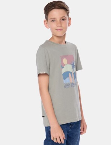 REMERA ESTAMPADA Verde