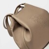 Bolso Eterial en cuero graneado Taupe Niquel