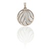 Dije Colgante Ondas-Plata 925-Nacar-CP4211 conpiedra