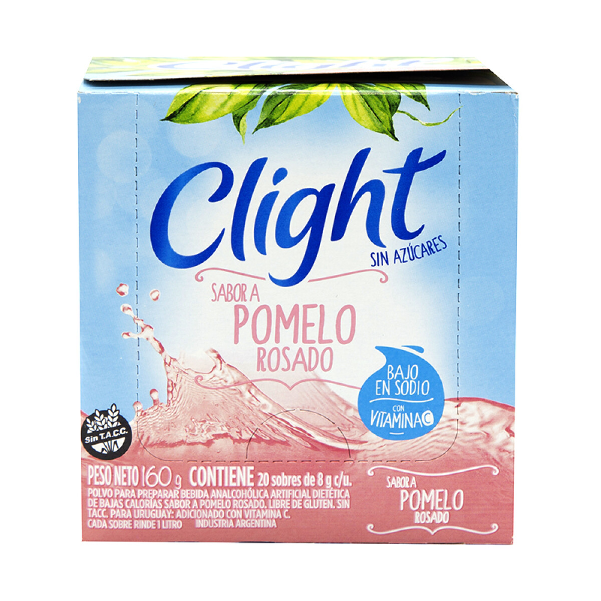 Jugos CLIGHT 1L Pack 20 Unidades - Pomelo Rosado 