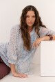 BLUSA DOT CELESTE