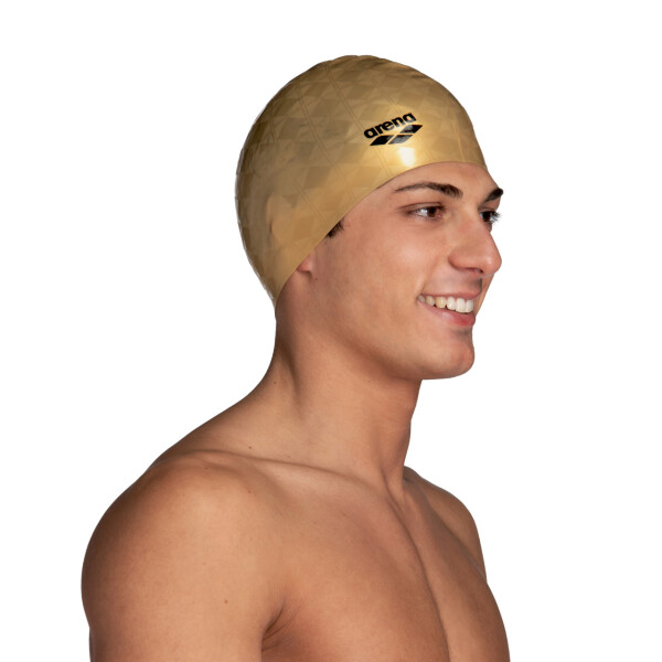 Gorra De Natacion Para Adultos Unisex Arena Team Stripe 50th Anniversary Dorado