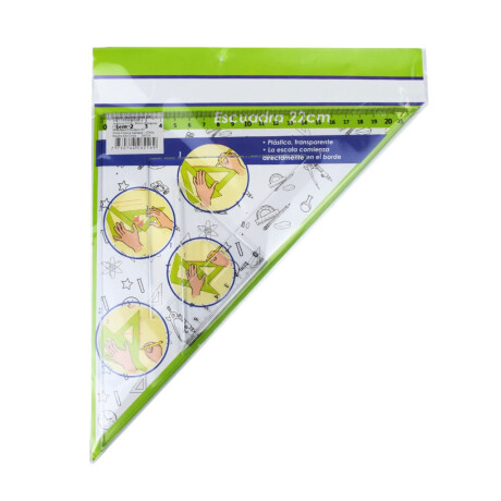 Set de 2 escuadras 45° Set de 2 escuadras 45°