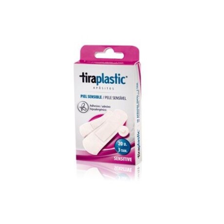 Tiraplastic curitas Piel sensible x20 3 tamaños